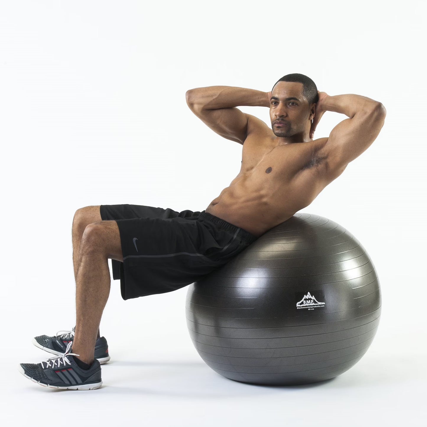 Professional Grade Stability Ball 55Cm Black